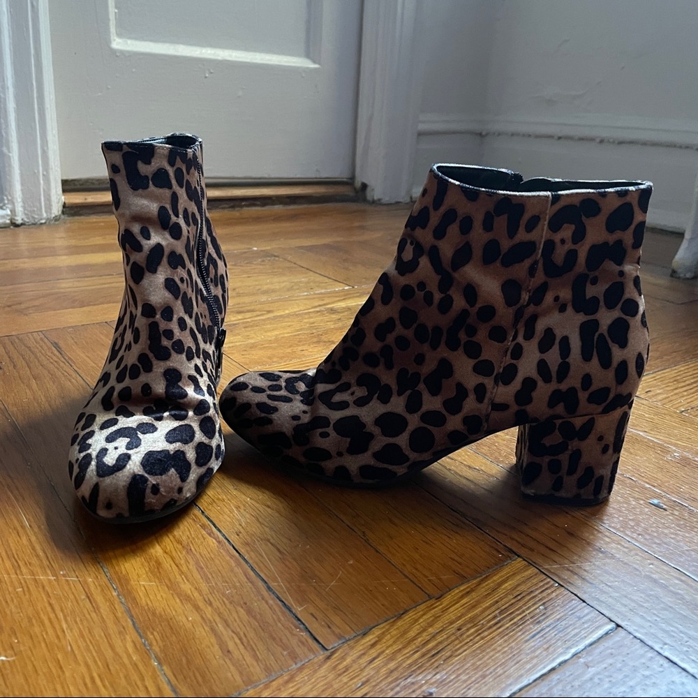 Leopard Booties